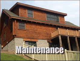  Harrisville, Ohio Log Home Maintenance