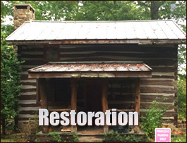 Historic Log Cabin Restoration  Harrisville, Ohio